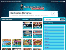 Tablet Screenshot of freegameswow.com